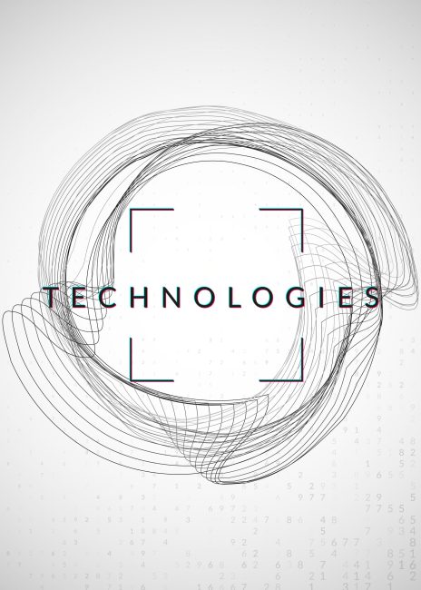 Visualization background. Technology for big data, artificial intelligence, deep learning and quantum computing. Design template for cloud concept. Abstract visualization backdrop.